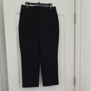 Old Navy Women's Pixie Straight Black Casual Dress Pants Sz 10